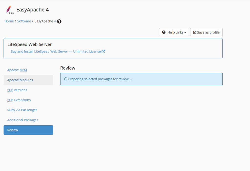 enable Application Manager in WHM